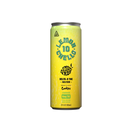 Cookies 12oz 10MG THC Seltzer - Lemon Chello