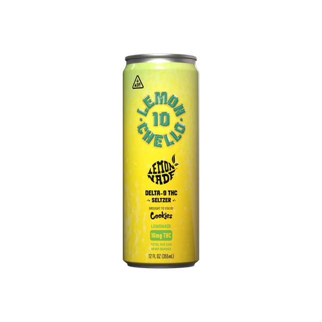 Cookies 12oz 10MG THC Seltzer - Lemon Chello