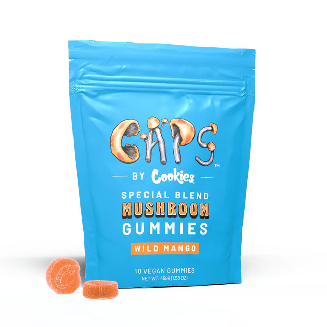 Cookies 10ct Mushroom Gummies - Wild Mango