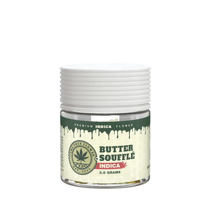 The THCA Flower Brand 3.5G Jars - Butter Squffle