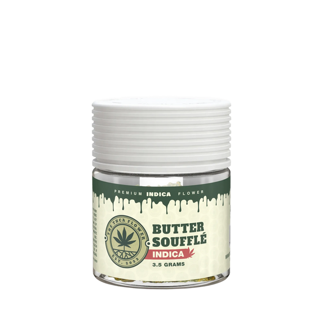 The THCA Flower Brand 3.5G Jars - Butter Squffle