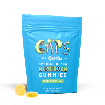 Cookies 10ct Mushroom Gummies - Tropical Punch