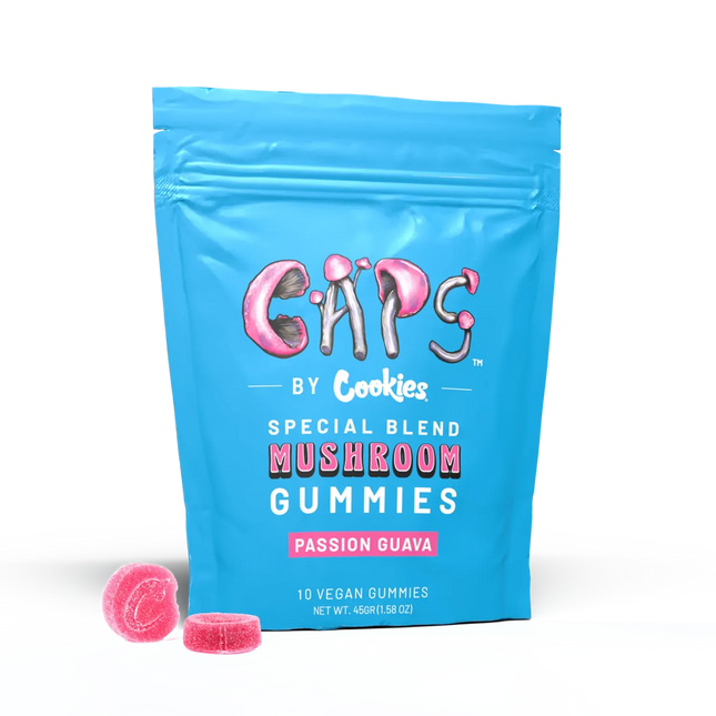 Cookies 10ct Mushroom Gummies - Passion Guava
