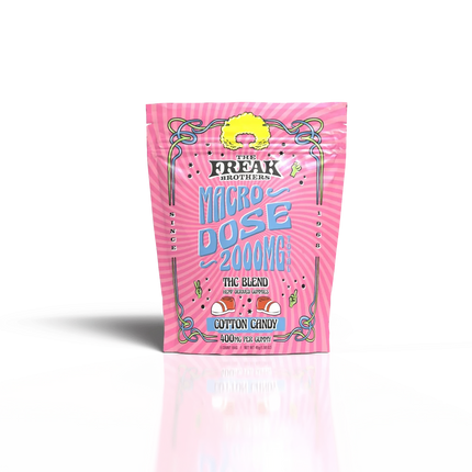 Freak Brothers 2000MG THC Gummies - Cotton Candy