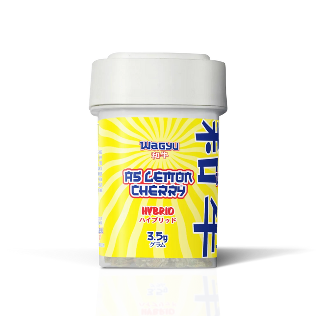 Waygu 3.5G THCa Top Shelf Flower - A5 Lemon Cherry