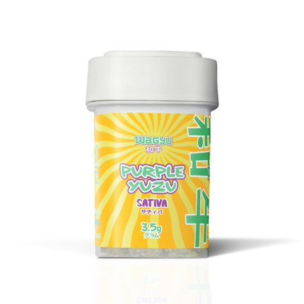 Waygu 3.5G THCa Top Shelf Flower - Purple Yuza