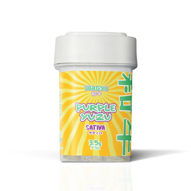 Waygu 3.5G THCa Top Shelf Flower - Purple Yuza