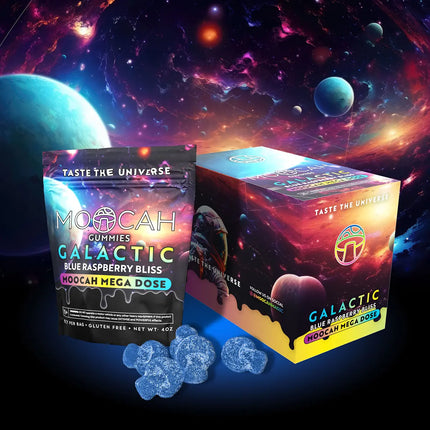 Moocah Mushroom Gummies 15,000mg - Blue Razz