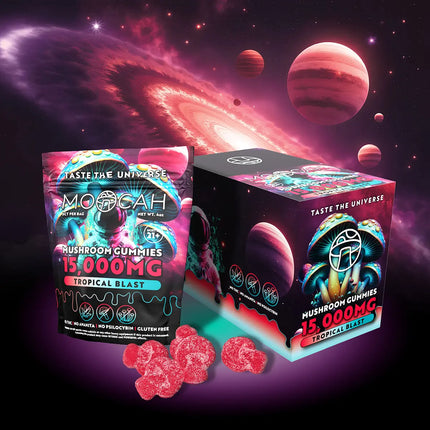 Moocah Mushroom Gummies 15,000mg - Tropical