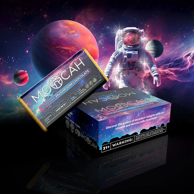 Moocah Mushrom Chocolates 10,000mg - Milk Macro